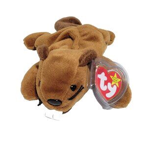 Ty Beanie Baby Bucky the Beaver NWT Retired 1995